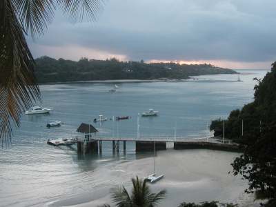 view from my room at dawn